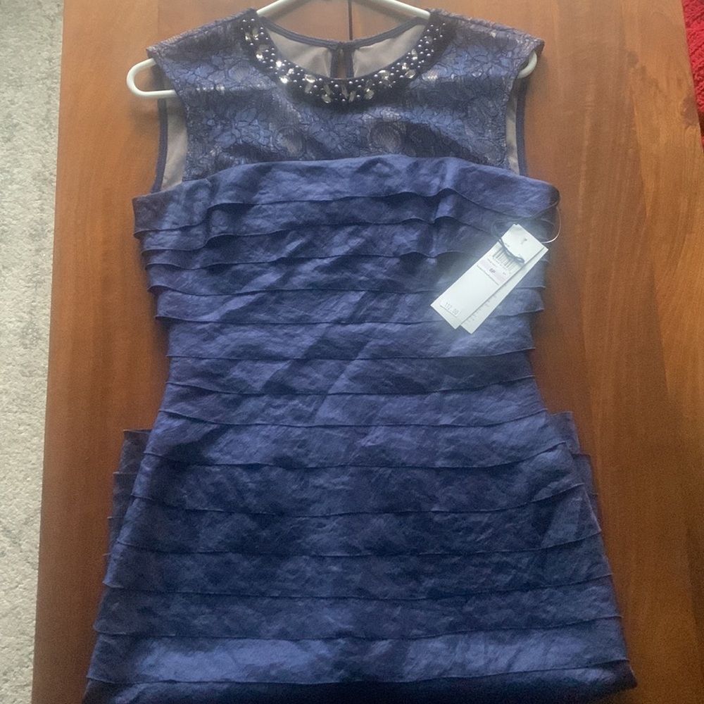 NWT Navy Blue London Times Cocktail/Party Dress
